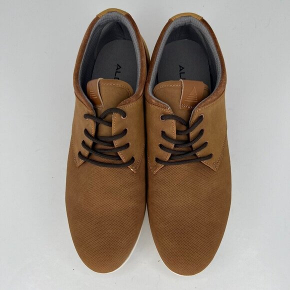 Aldo Mens 1087527 Brown Karson Cognac Oxford Lace Up Size 7.5 Dress Shoes - Picture 4 of 9